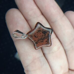 Mahogany Obsidian Star Pendant #3